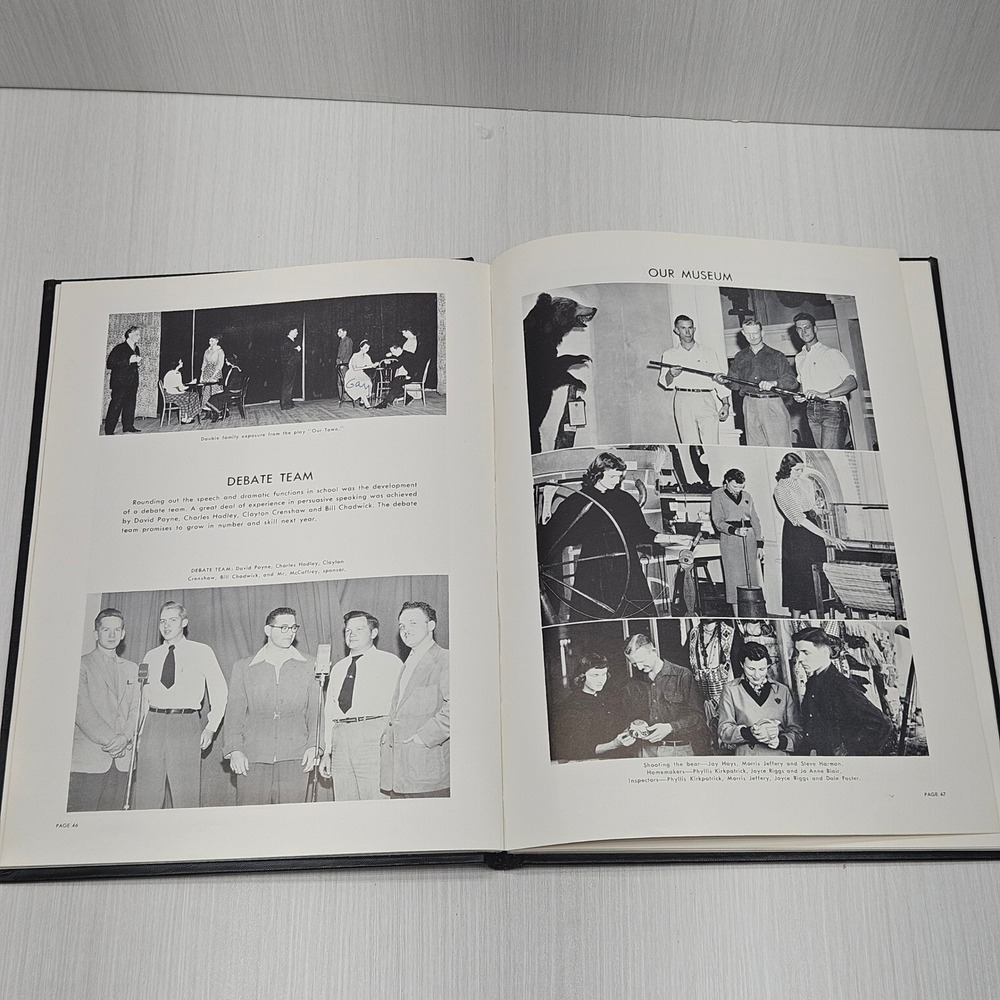1953 Friends University Yearbook The Talisman Wichita Kansas Vintage Hardcover - Picture 5 of 10